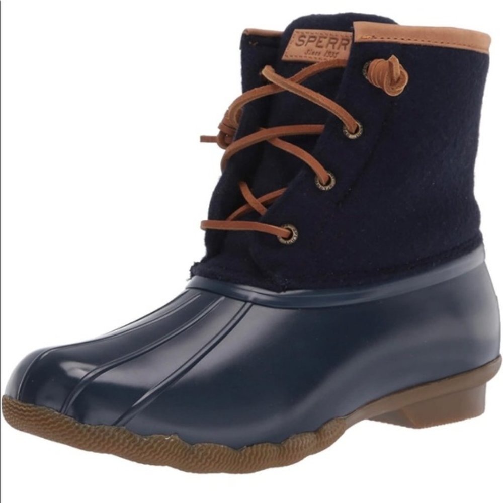 Sperry Women's Saltwater Emboss Wool Boots